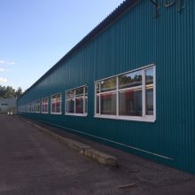 Пластиковые окна в производственном здании